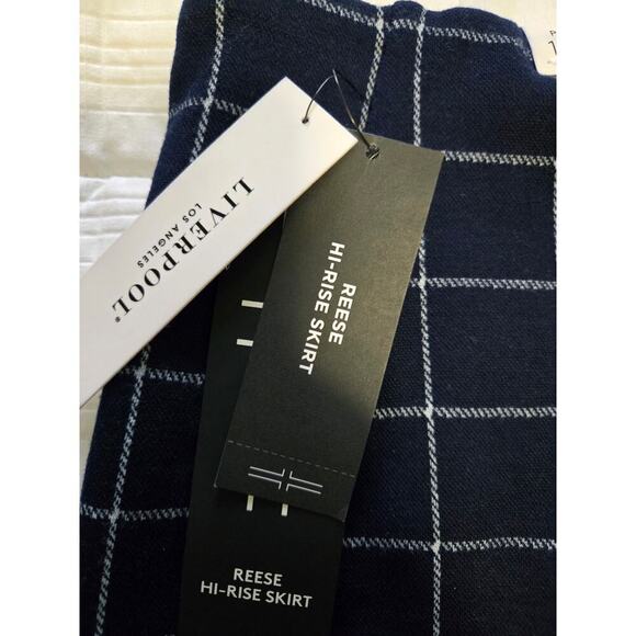 Liverpool women's Reese high rise plaid pencil skirt SZ 12 petite Dark Academia - Picture 4 of 7